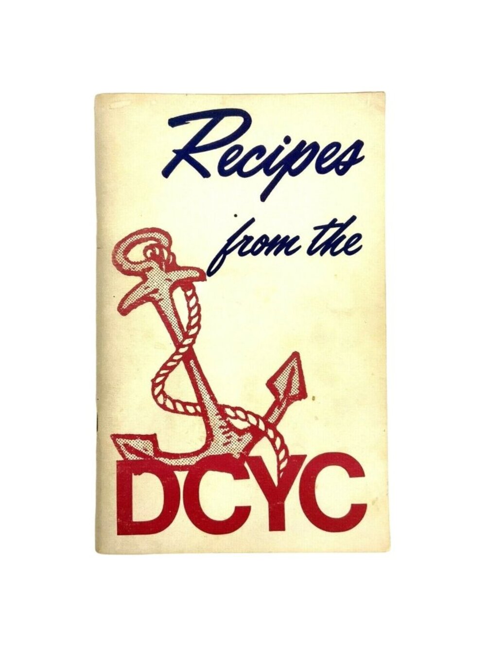 Vintage DCYC Cookbook Recipes Retro Nautical Kitchen Collectible